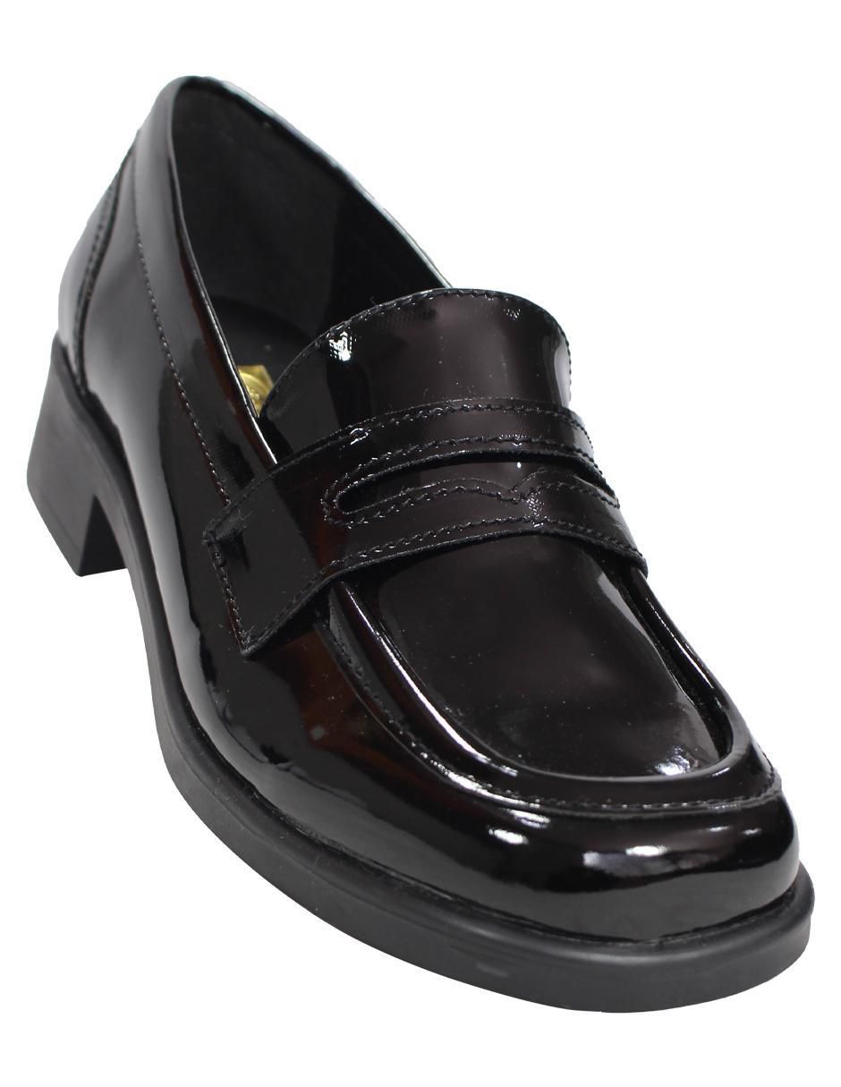 Mocasín de charol para mujer