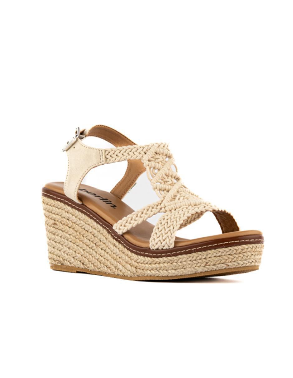 Zapato de plataforma punta redonda