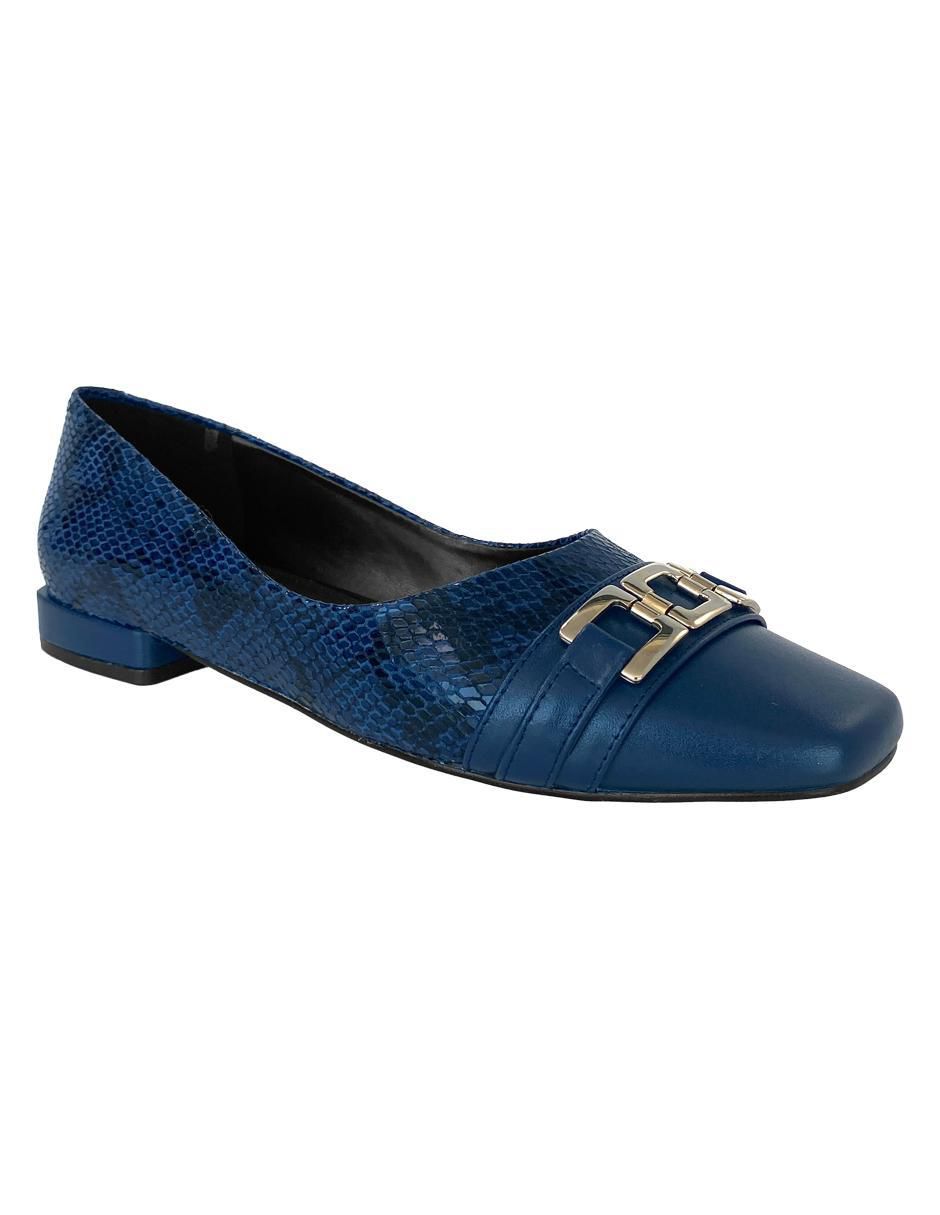 Balerina de piel para mujer