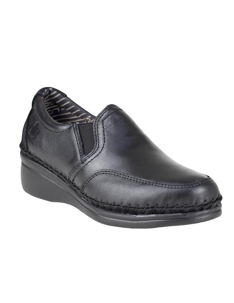 Mocasín de piel para mujer