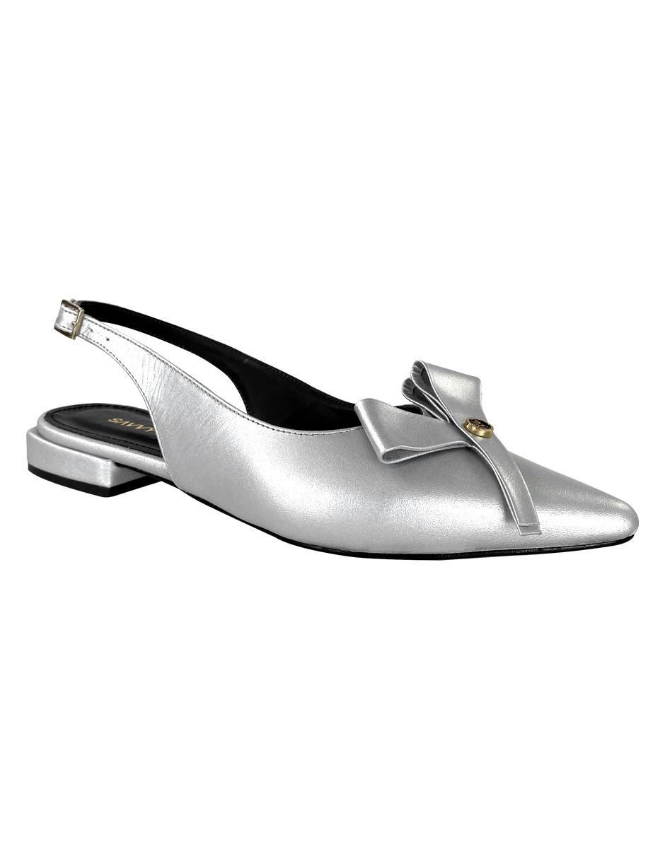 Balerina de piel para mujer