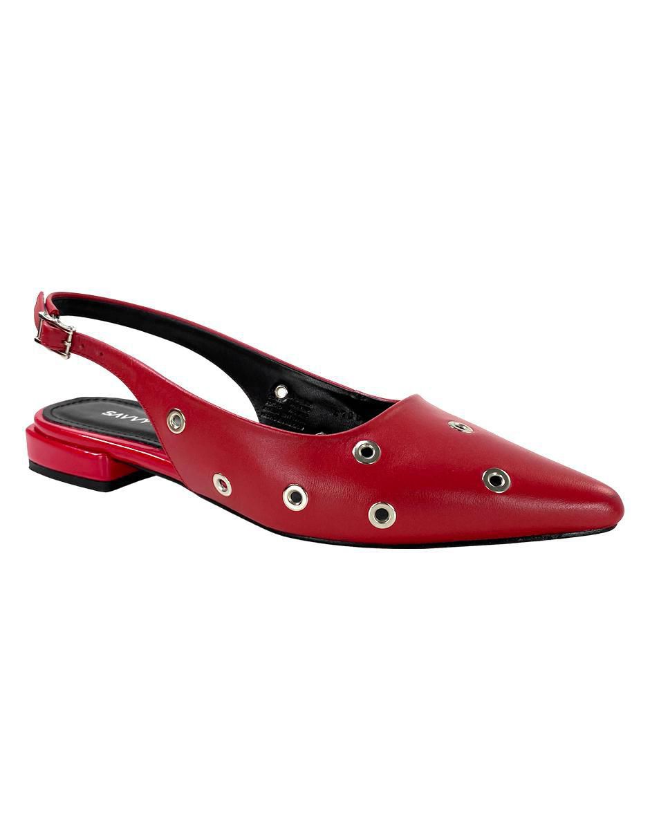 Balerina de piel para mujer
