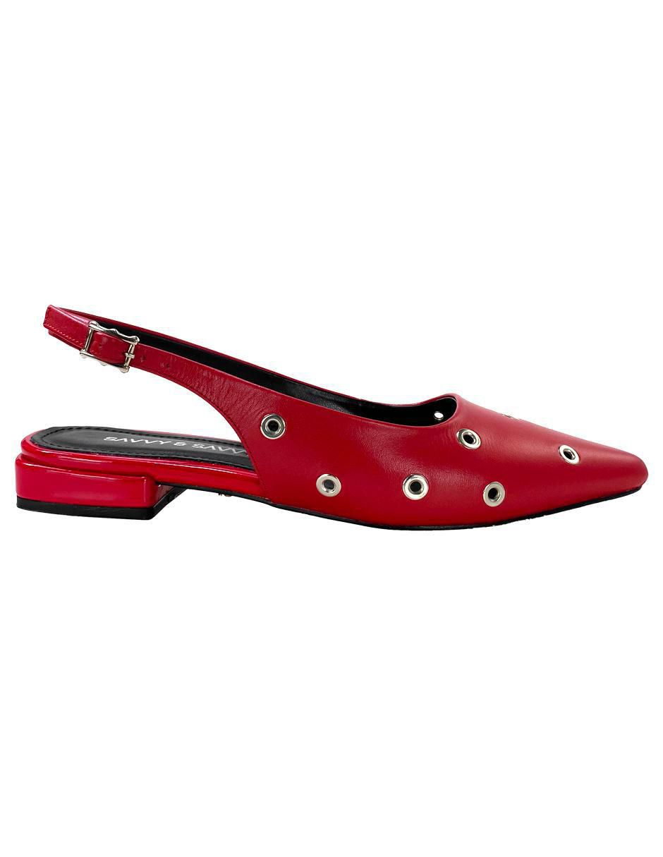 Balerina de piel para mujer 2
