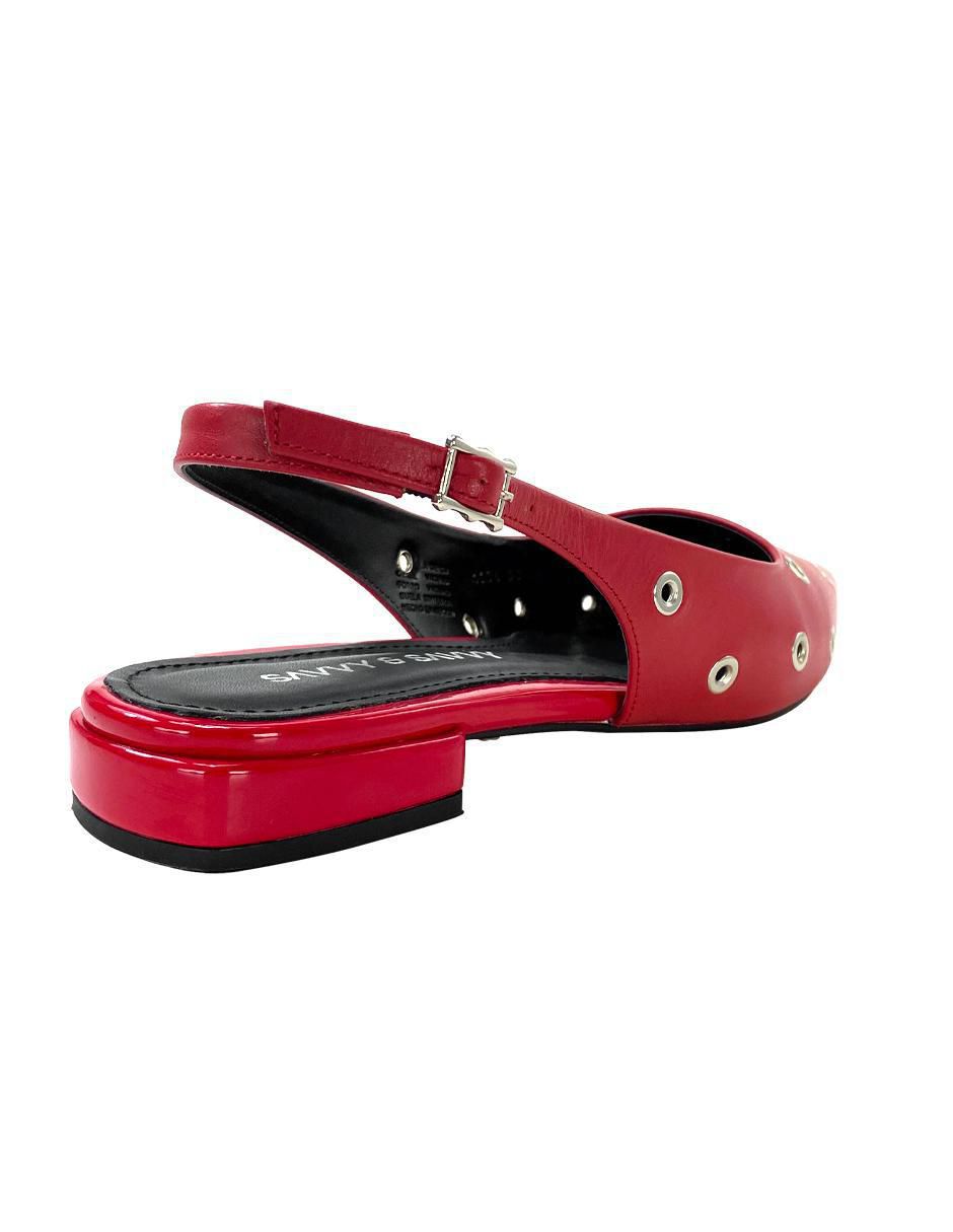 Balerina de piel para mujer 3