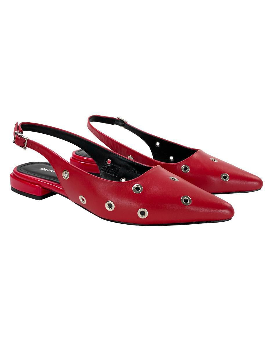 Balerina de piel para mujer 5