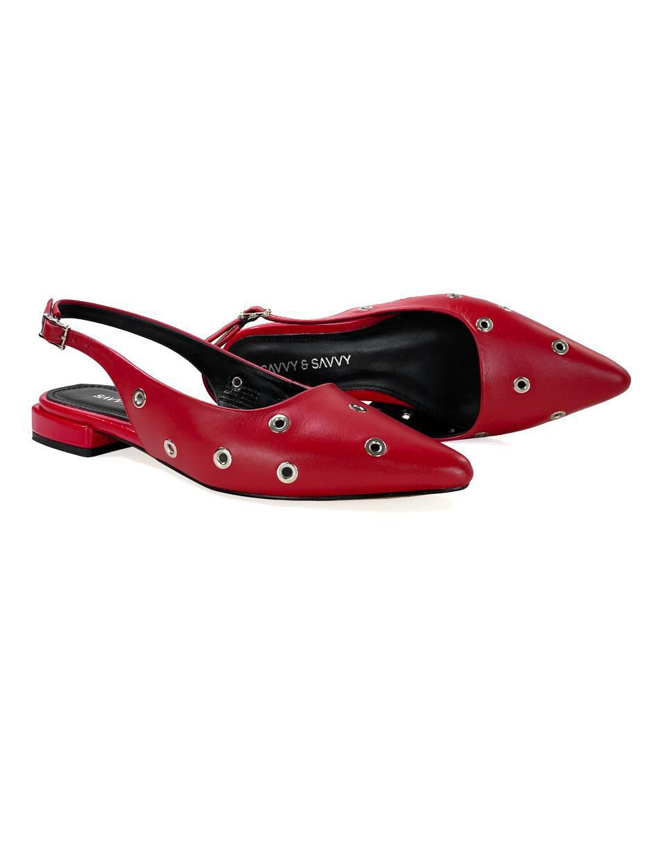 Balerina de piel para mujer 6