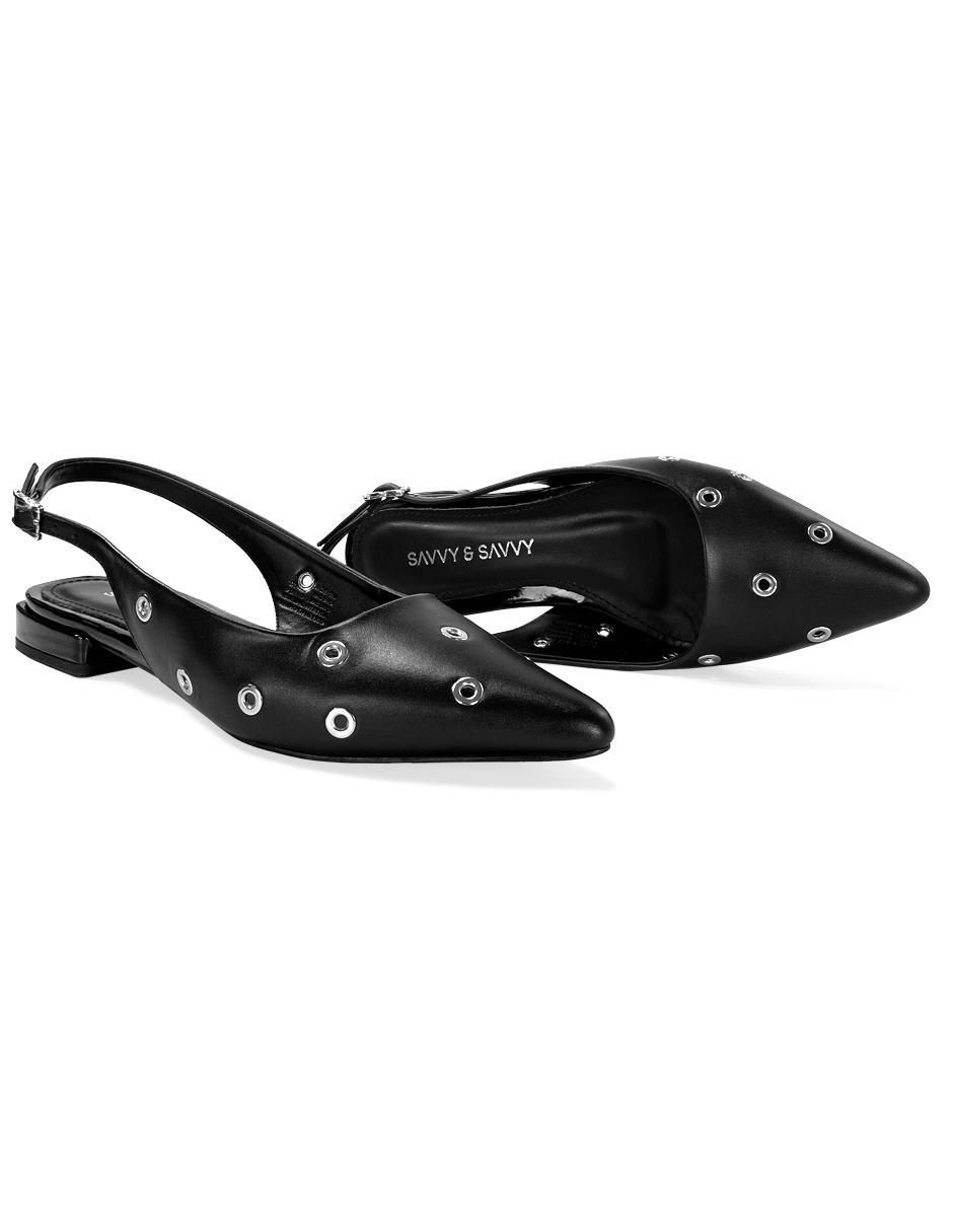 Balerina de piel para mujer 6