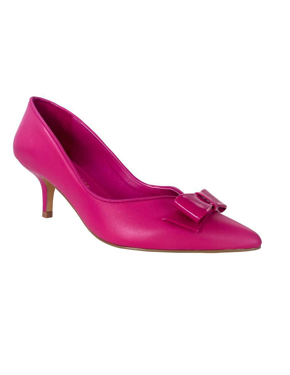 Zapatilla de piel