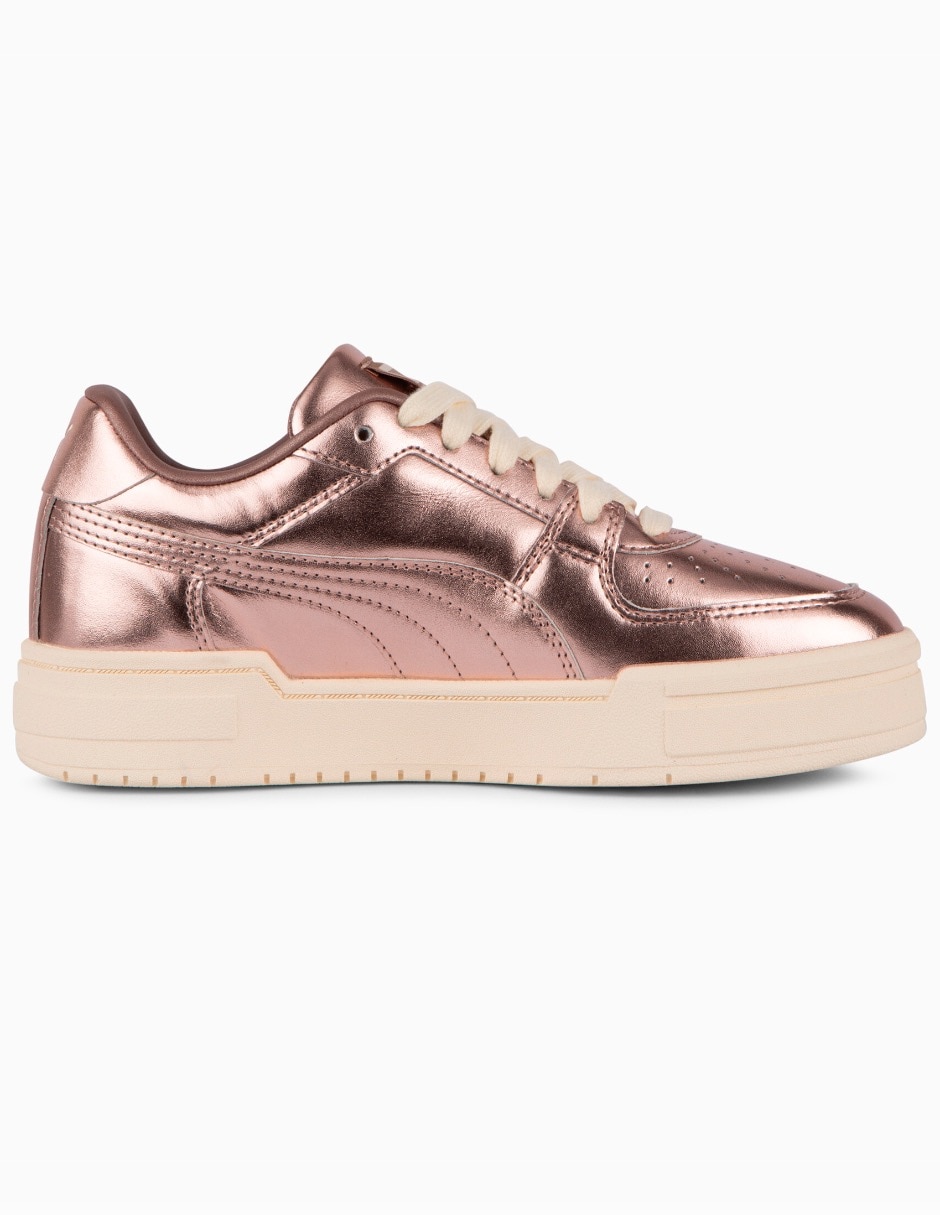 Puma basket platform rose gold hotsell