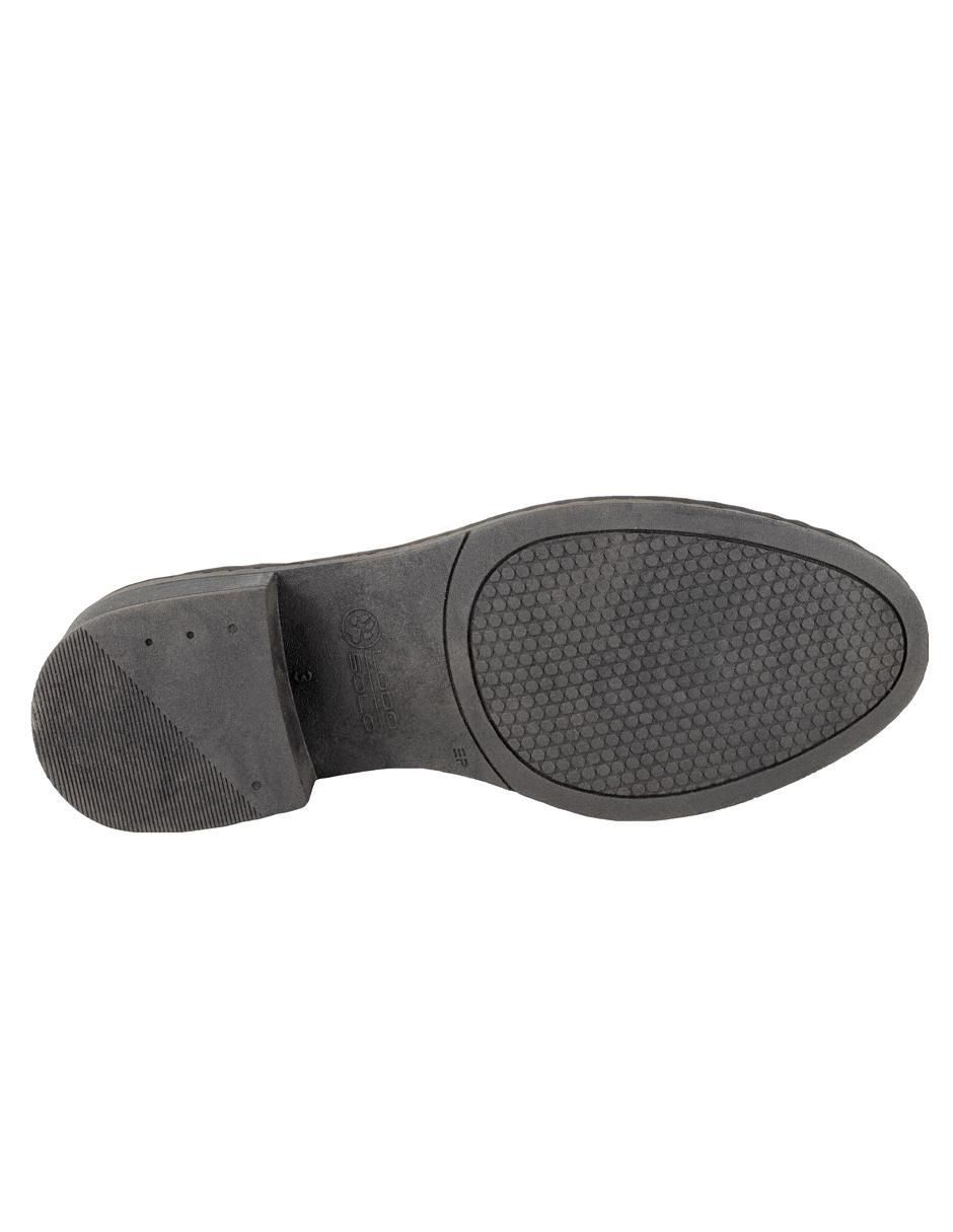 Bota arriba del tobillo de piel para mujer 4