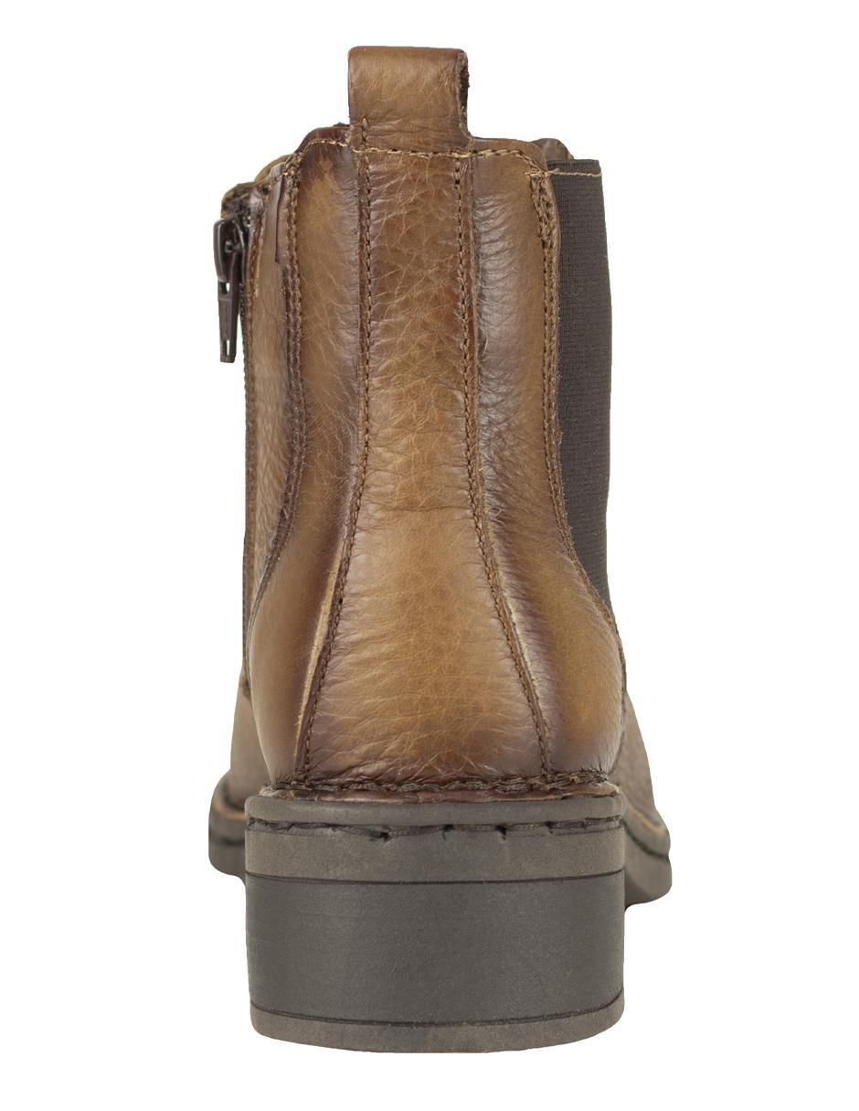 Bota arriba del tobillo de piel para mujer 5