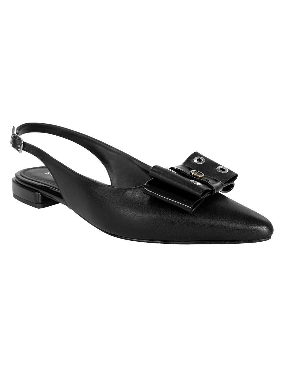 Balerina de piel para mujer