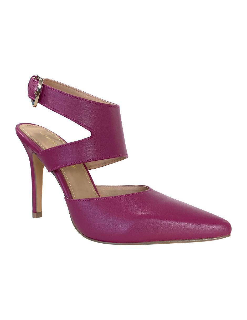 Zapatilla de piel