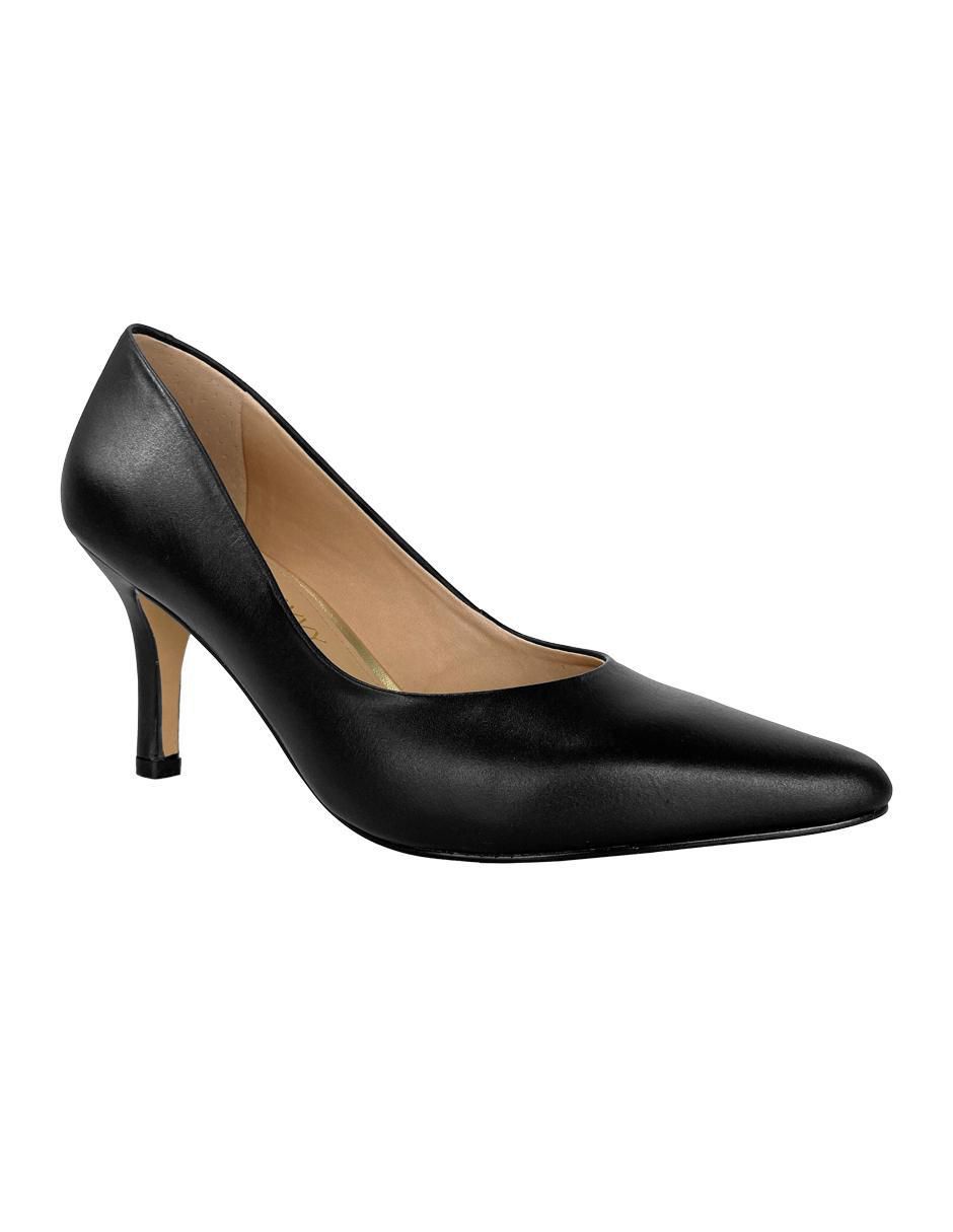 Zapatilla de piel