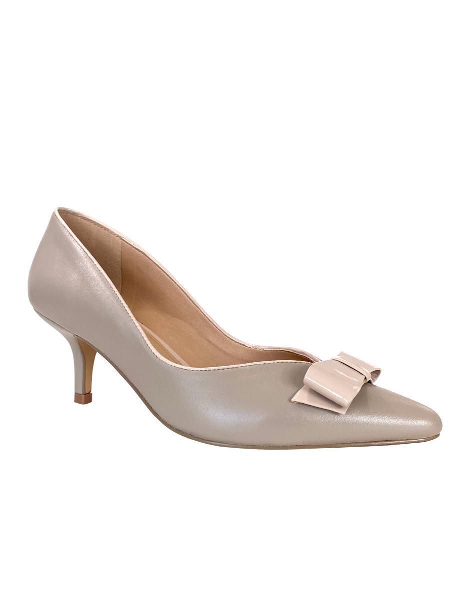 Zapatilla de piel
