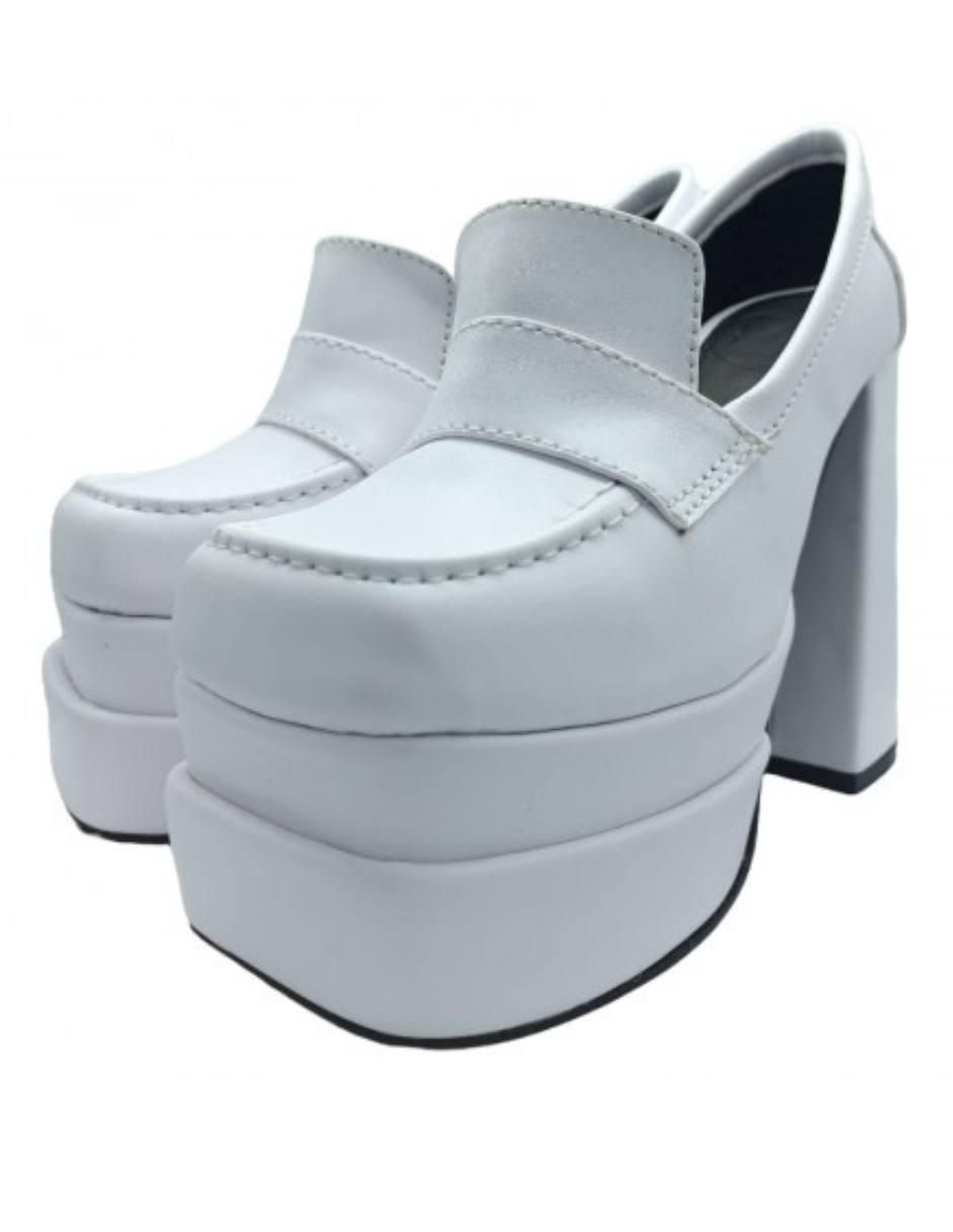 Zapato de plataforma punta cuadrada 2