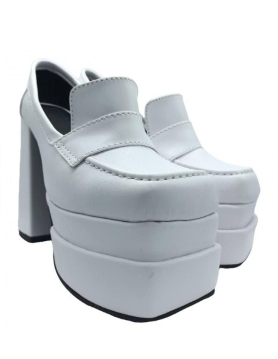 Zapato de plataforma punta cuadrada 4
