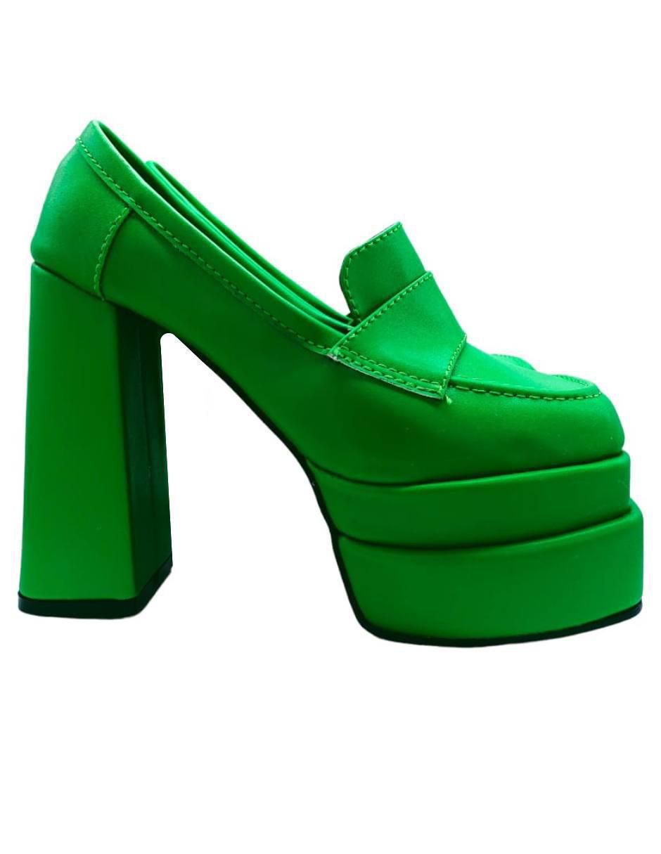 Zapato de plataforma punta cuadrada Zapato de plataforma punta cuadrada