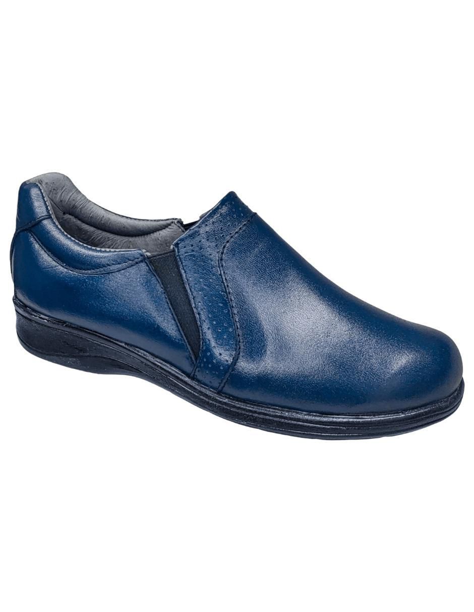 Mocasín de piel para mujer