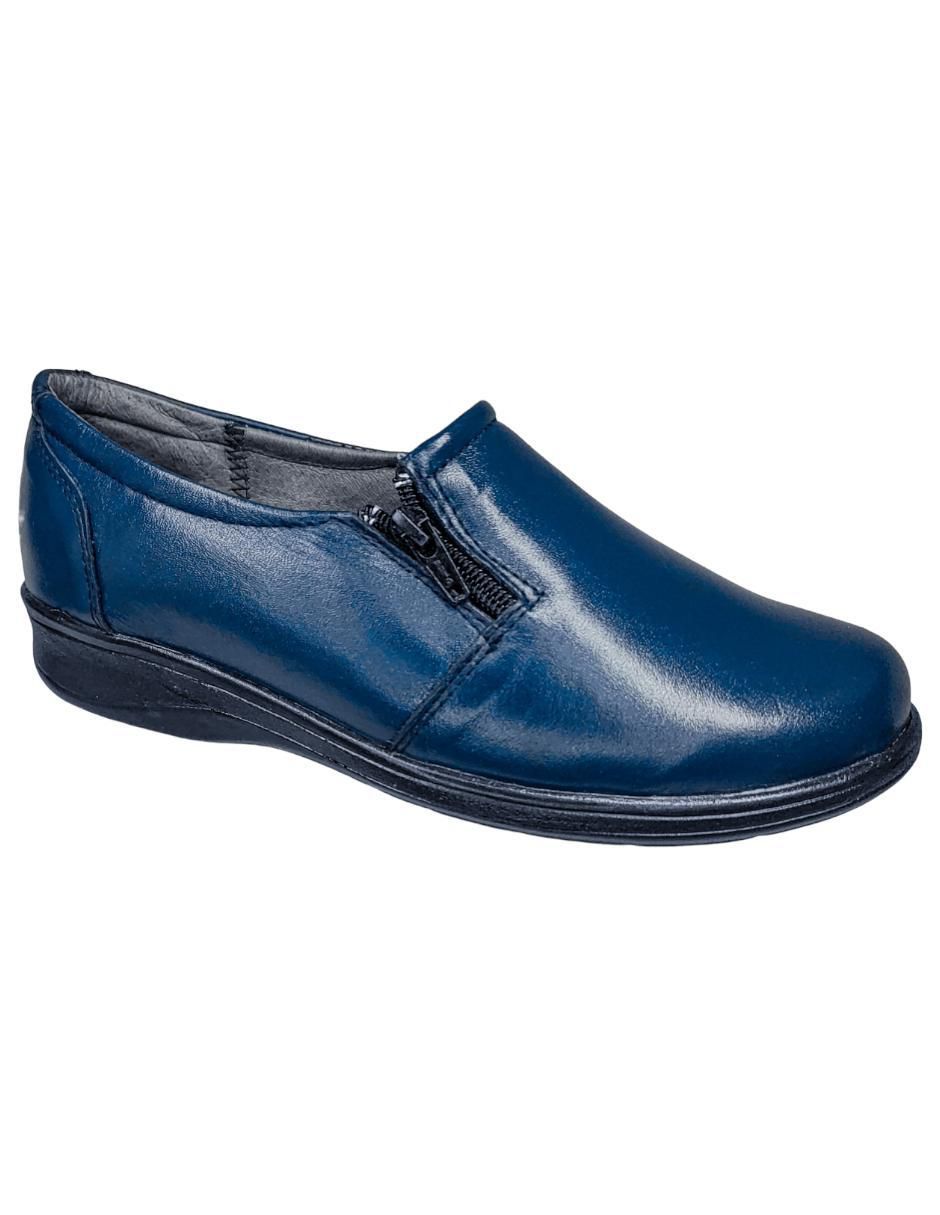 Mocasín de piel para mujer