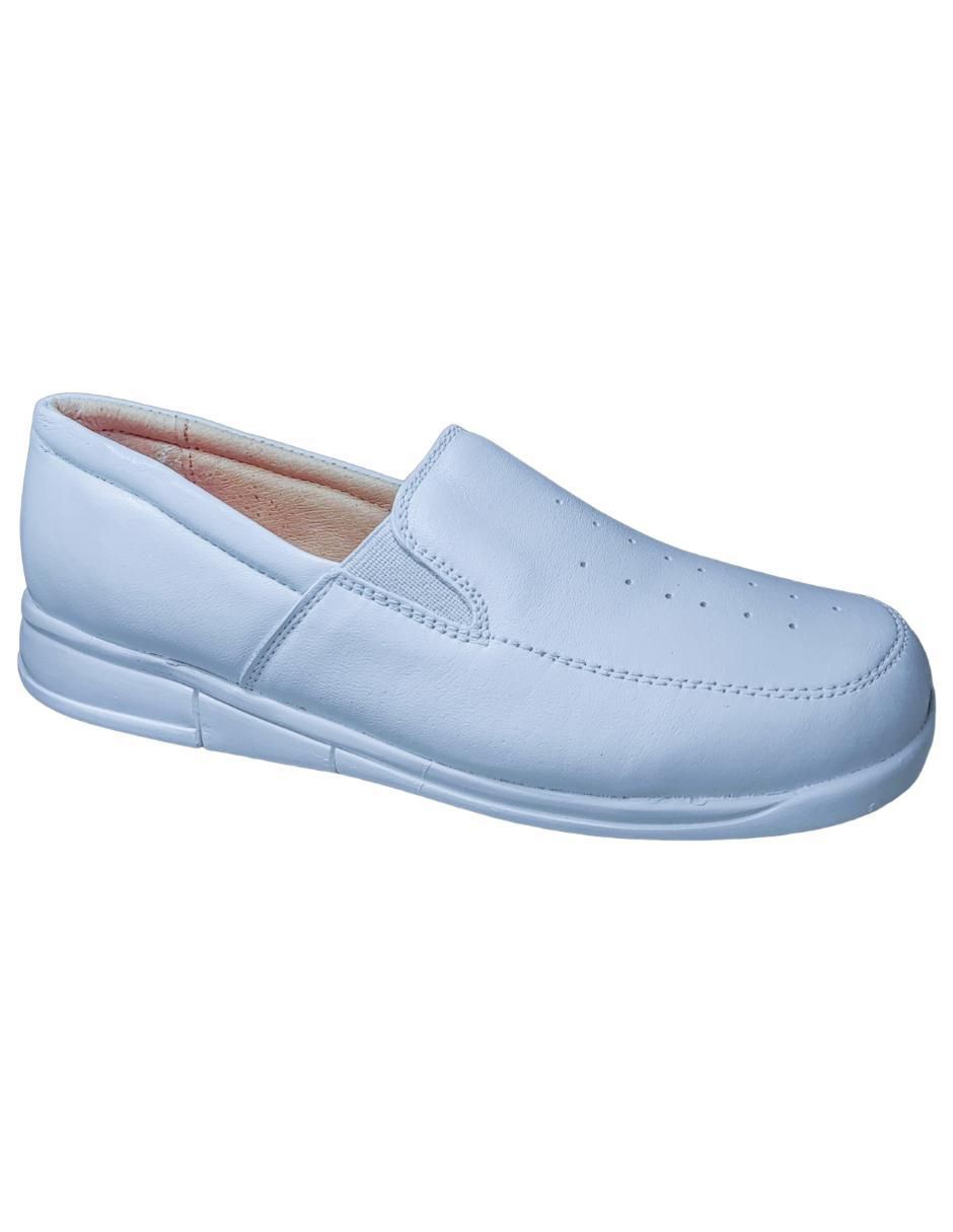 Mocasín de piel para mujer