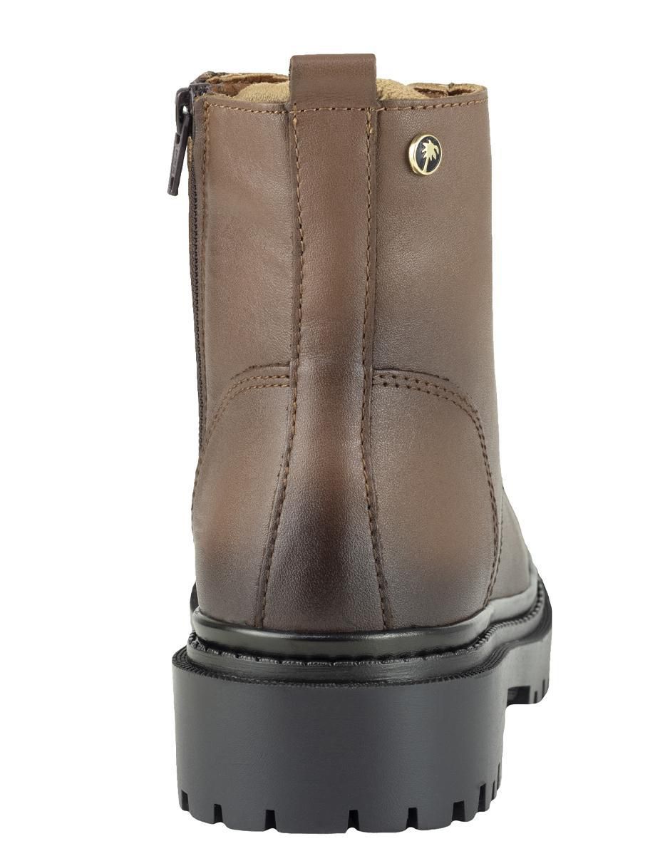 Bota arriba del tobillo de piel para mujer 5