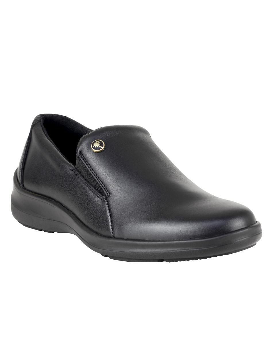 Mocasín de piel para mujer