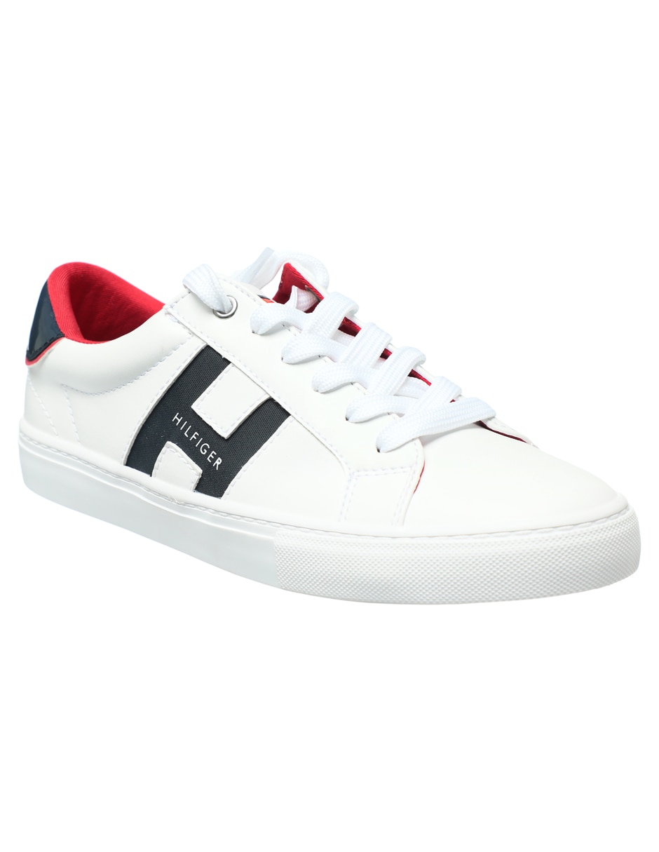 Tenis shops rojos tommy hilfiger mujer