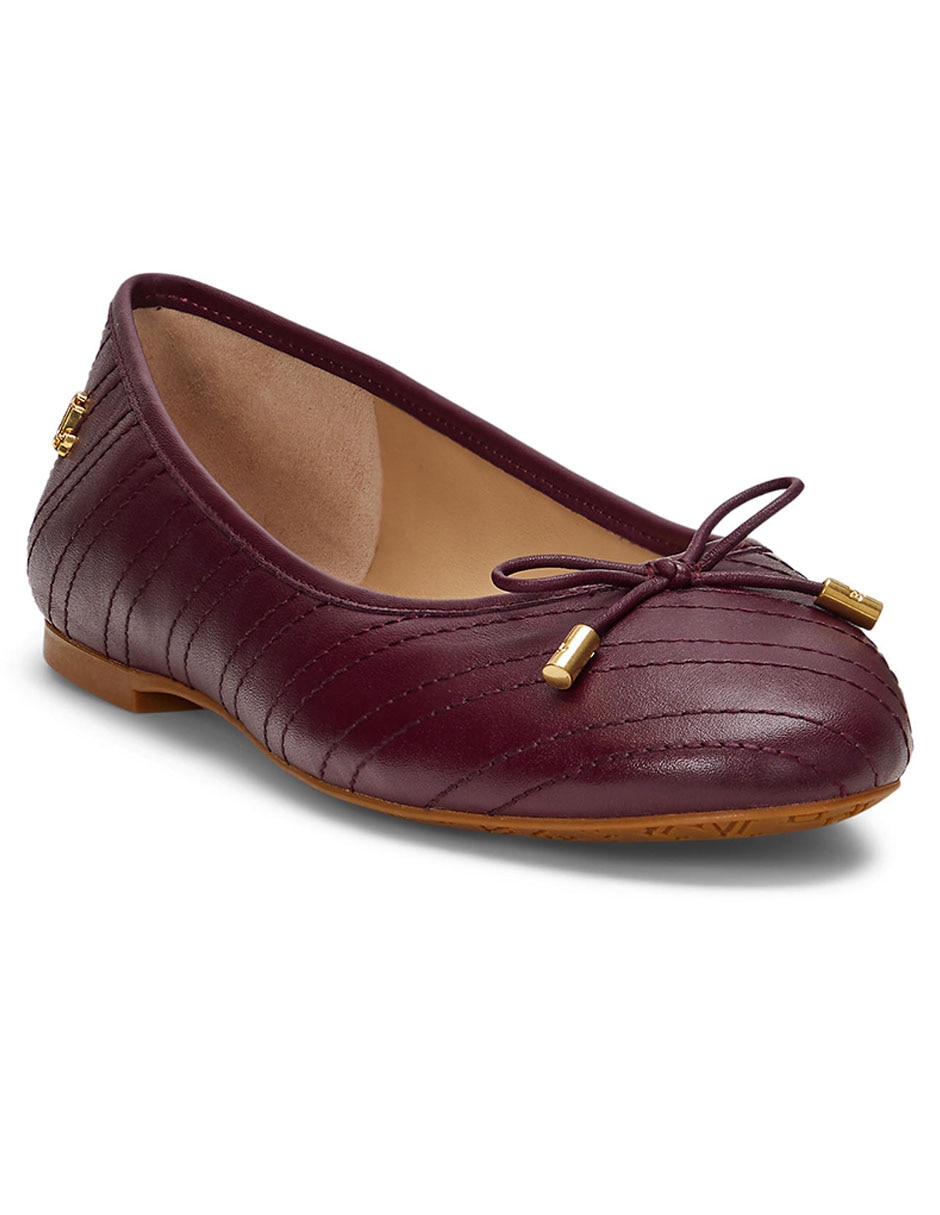 Balerina de piel para mujer 1