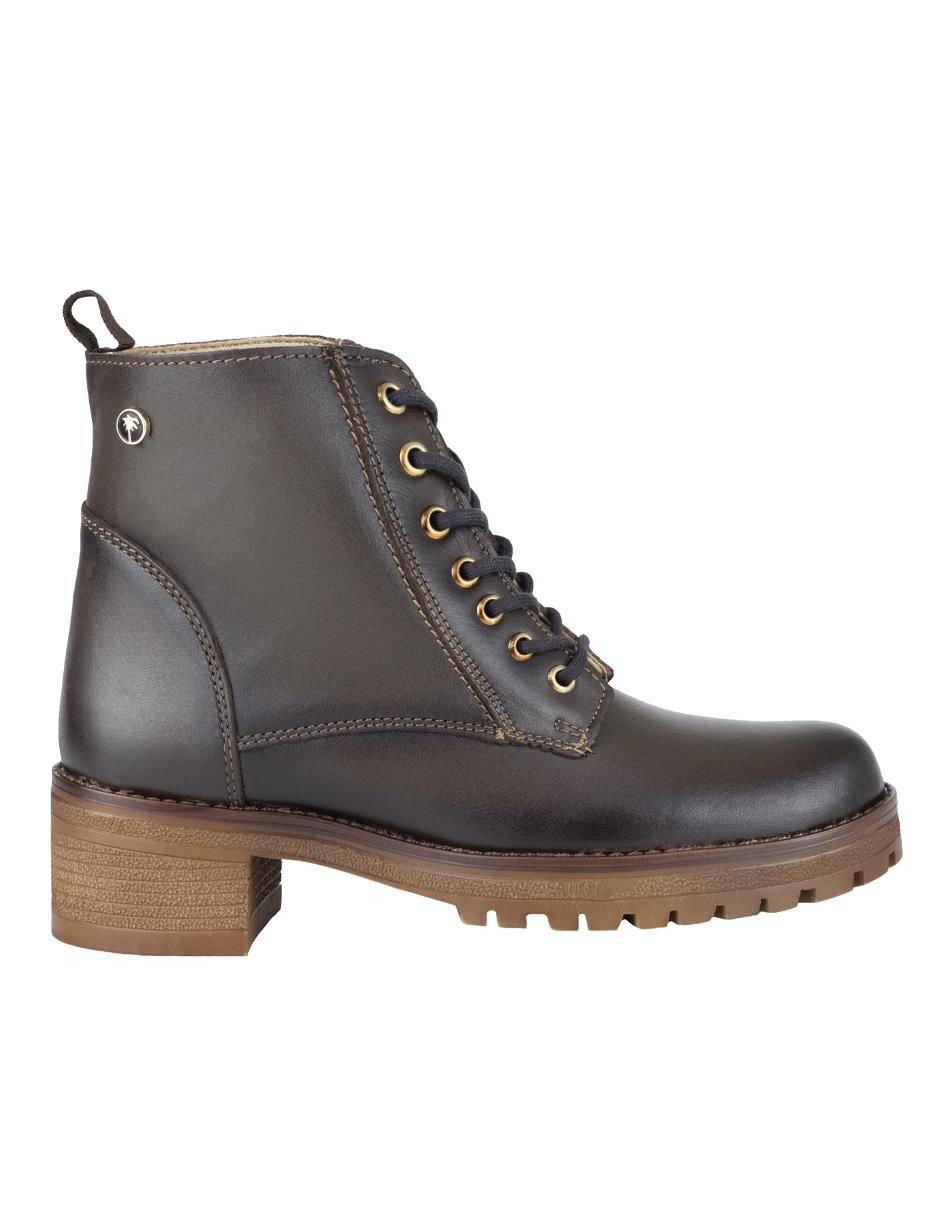 Bota arriba del tobillo de piel para mujer 2
