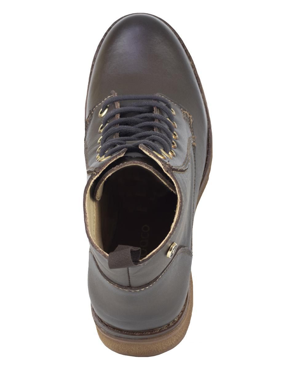Bota arriba del tobillo de piel para mujer 6