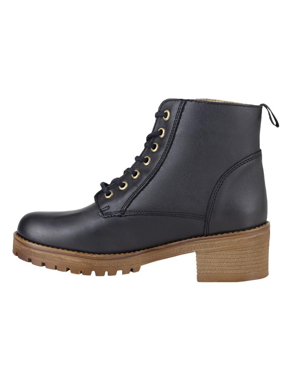 Bota arriba del tobillo de piel para mujer 3