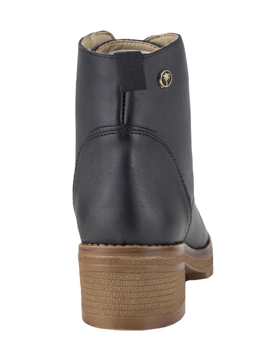 Bota arriba del tobillo de piel para mujer 5