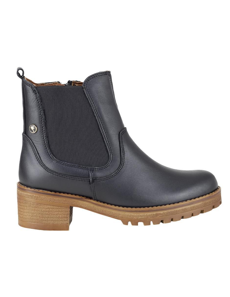 Bota arriba del tobillo de piel para mujer 2