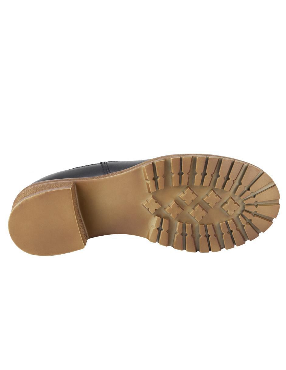 Bota arriba del tobillo de piel para mujer 4