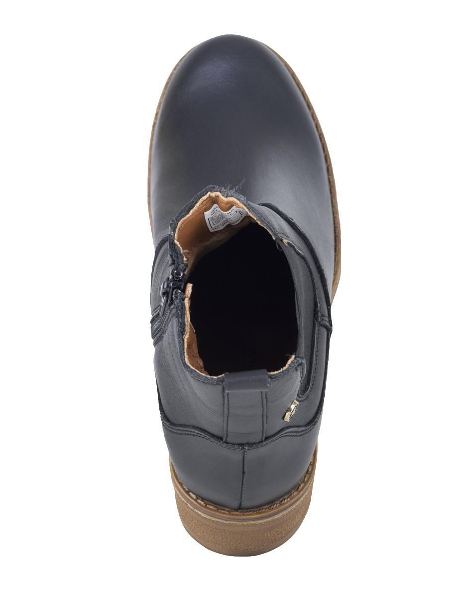 Bota arriba del tobillo de piel para mujer 6