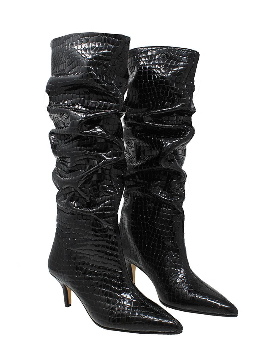 Bota abajo de la rodilla regina romero tori 50 "de" piel "para mujer"