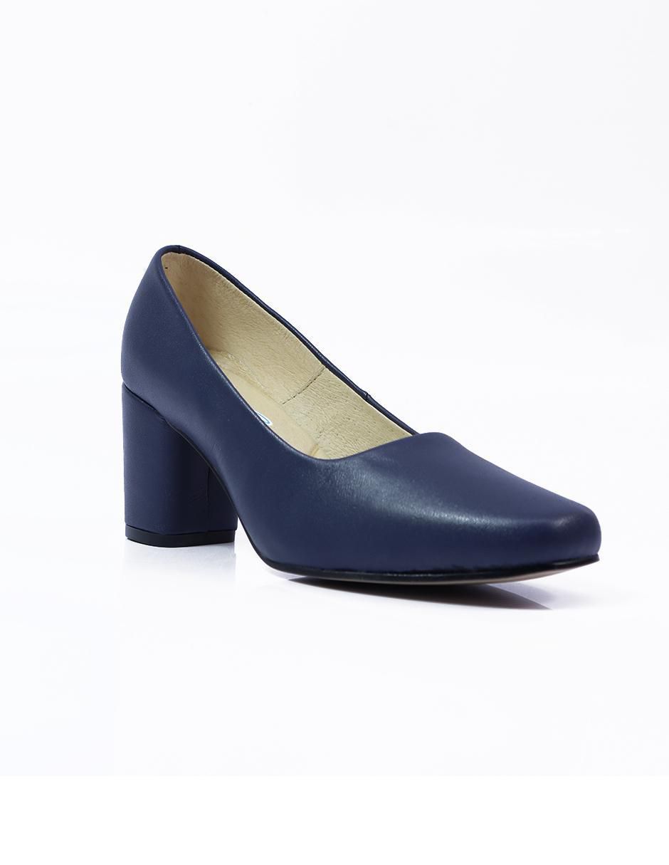 Zapatilla de piel