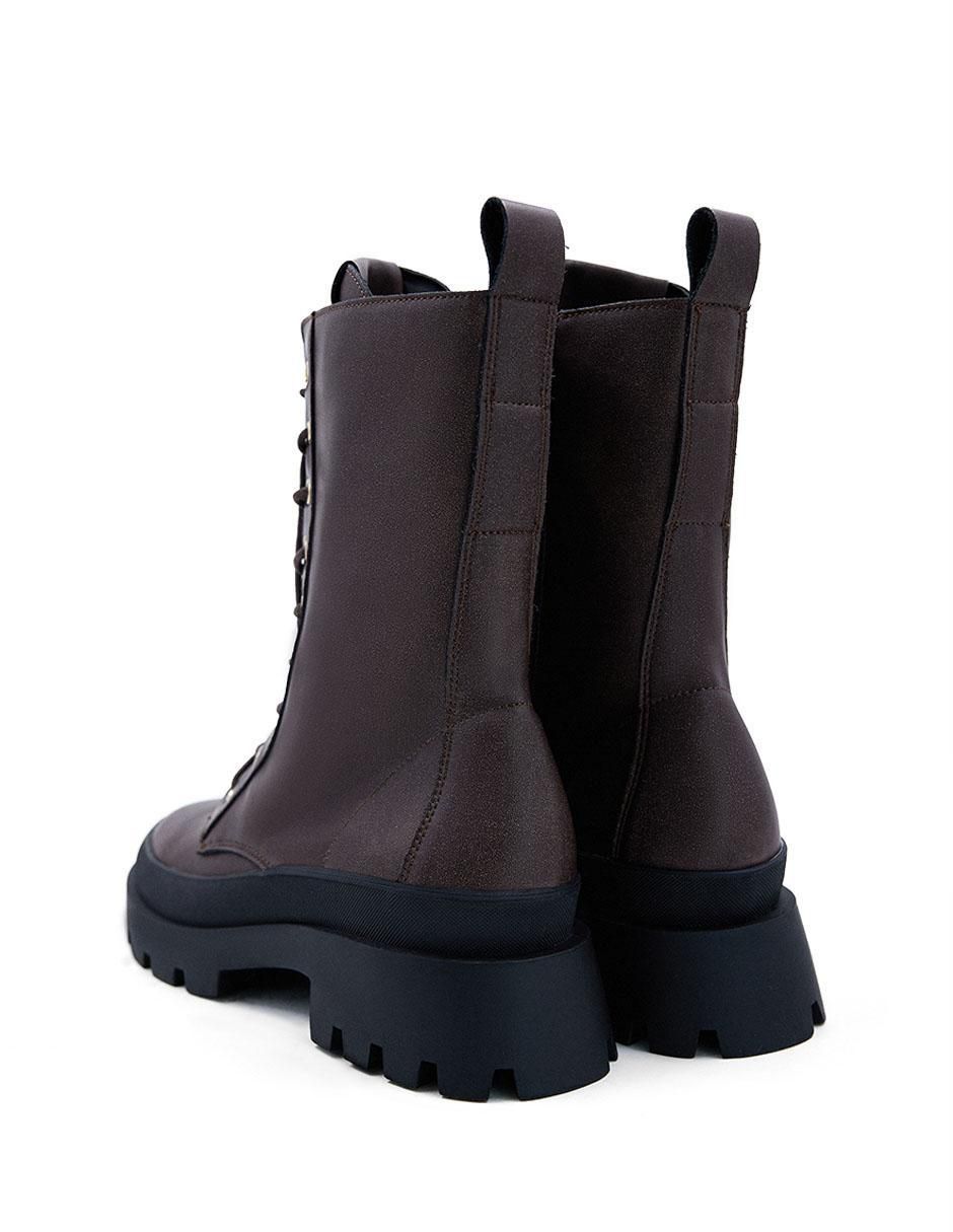 Bota arriba del tobillo Key Soles Fw de piel para mujer 3