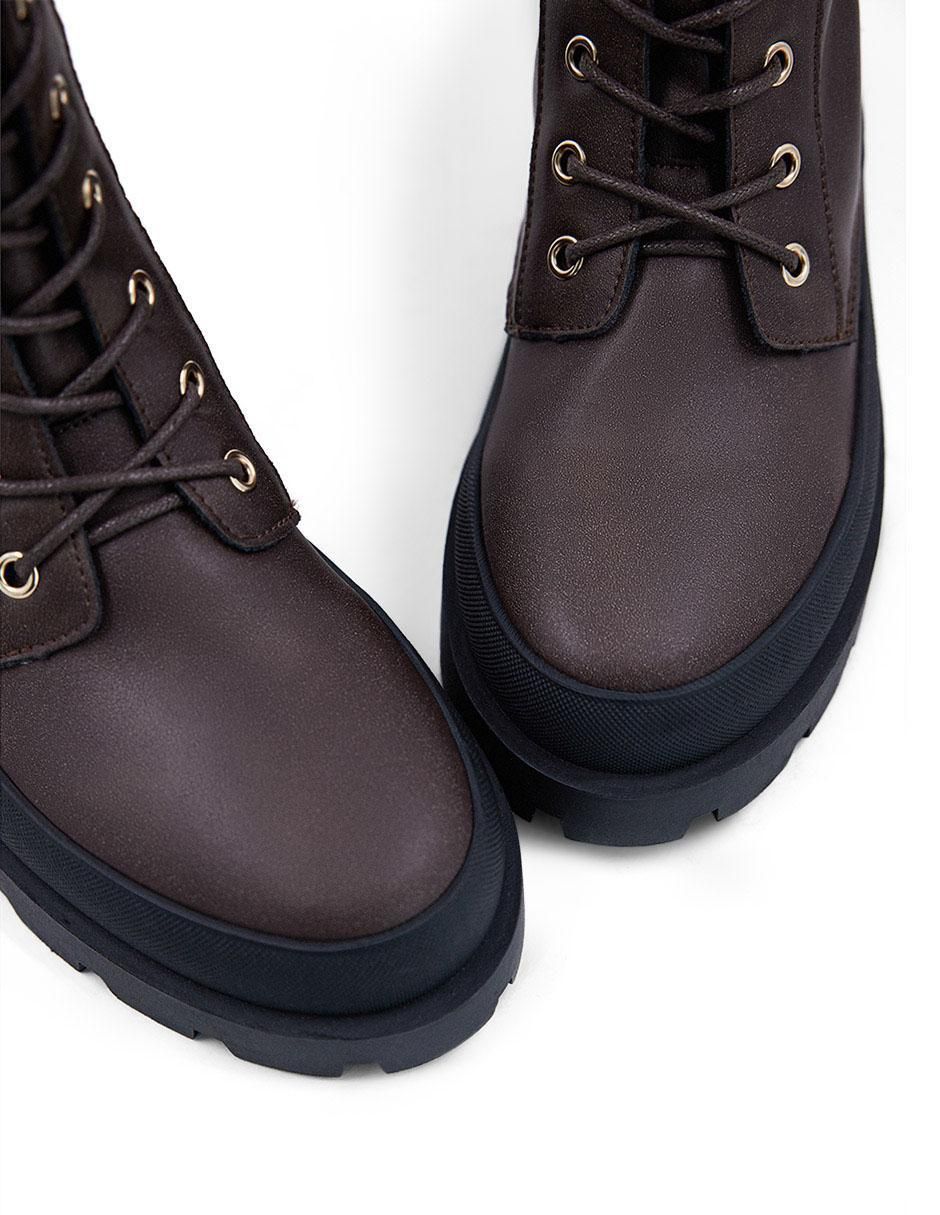 Bota arriba del tobillo Key Soles Fw de piel para mujer 4