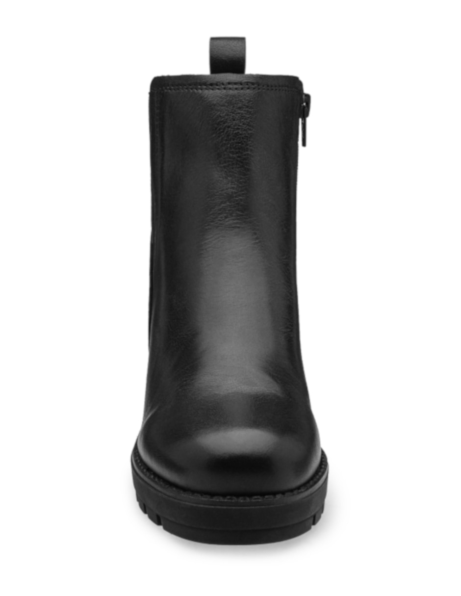 Bota arriba del tobillo de piel para mujer