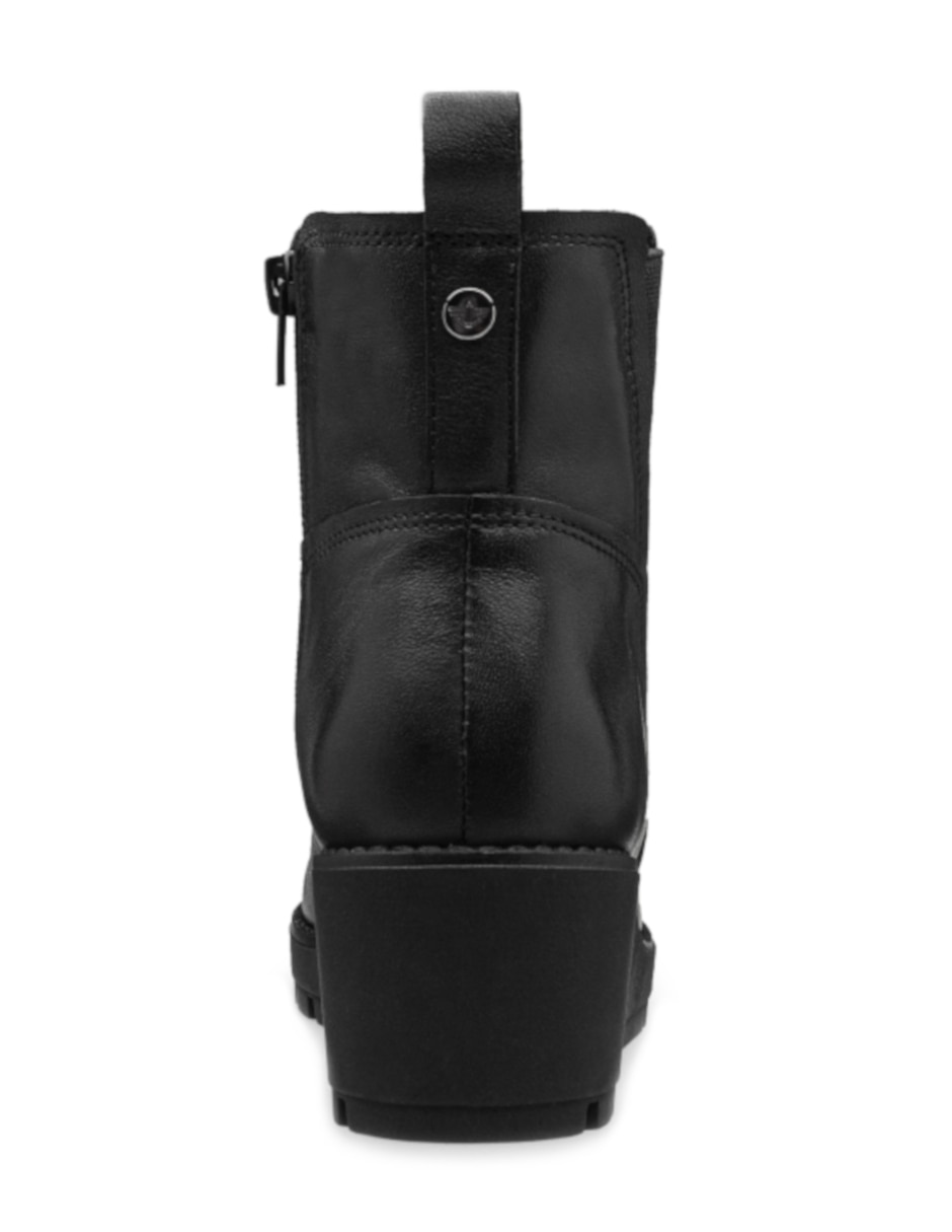 Bota arriba del tobillo de piel para mujer