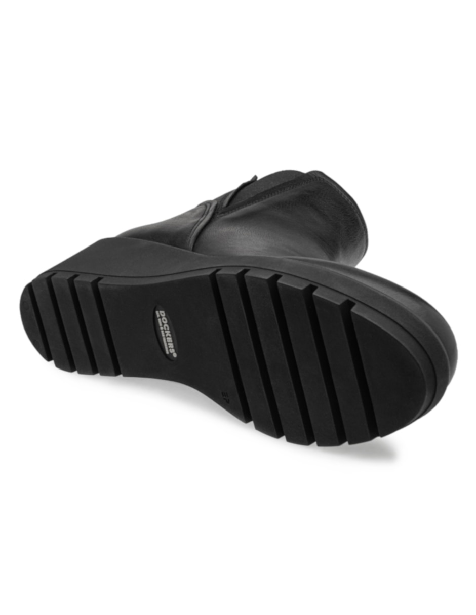Bota arriba del tobillo de piel para mujer 5