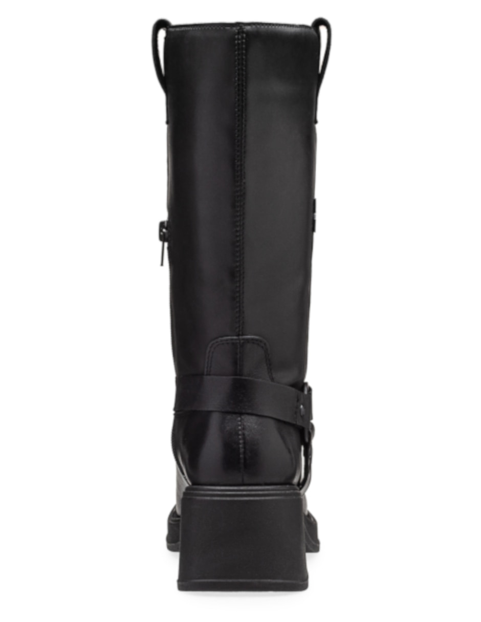 Bota arriba del tobillo de piel para mujer 4