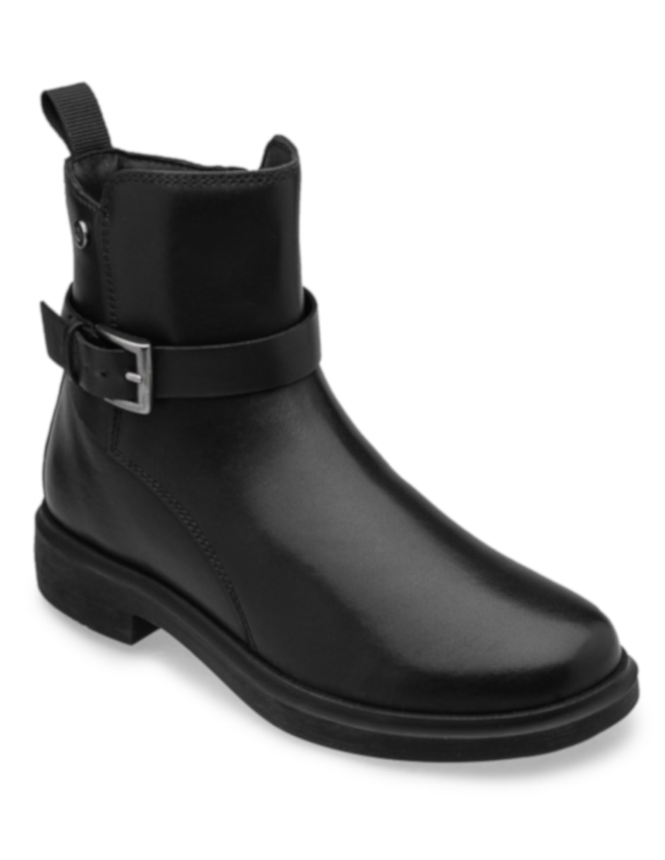 Bota arriba del tobillo de piel para mujer 2
