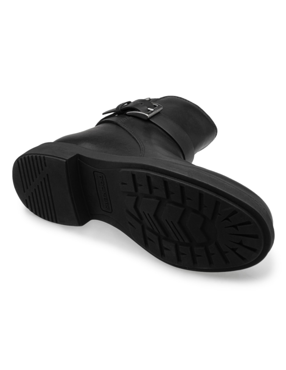 Bota arriba del tobillo de piel para mujer 5