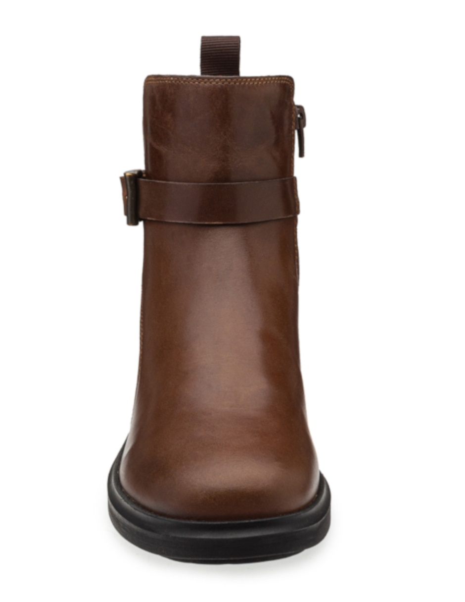 Bota arriba del tobillo de piel para mujer 3