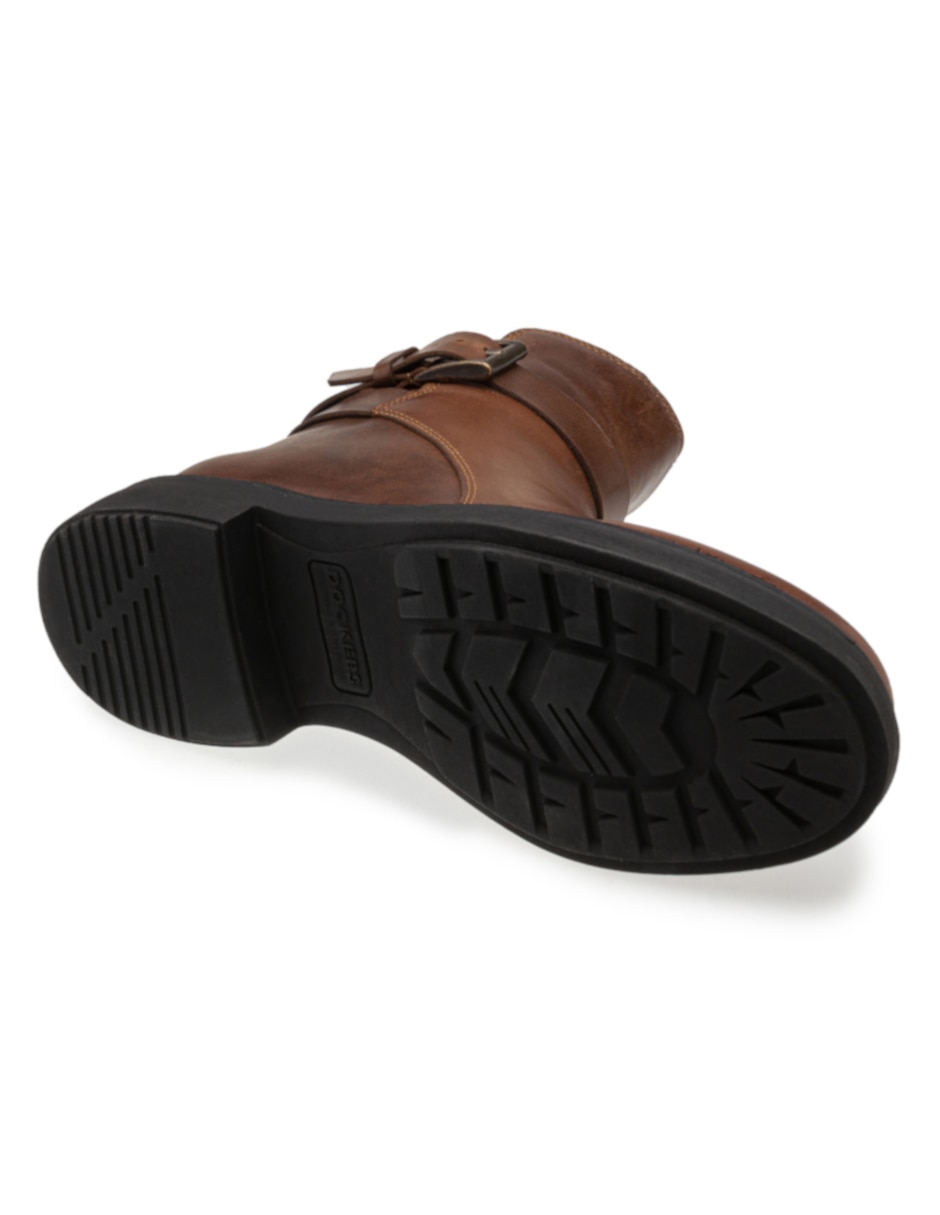 Bota arriba del tobillo de piel para mujer 5