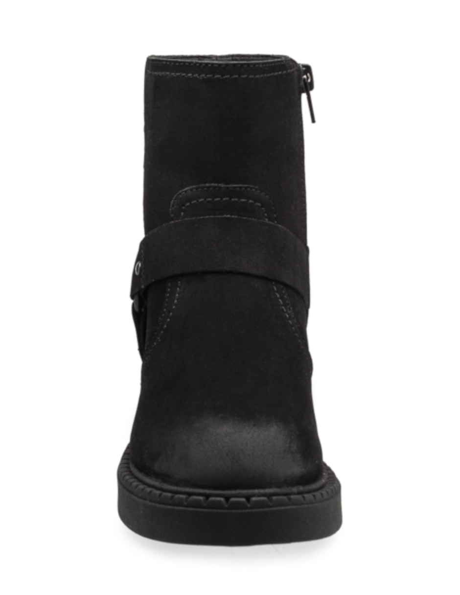 Bota arriba del tobillo de piel para mujer 3