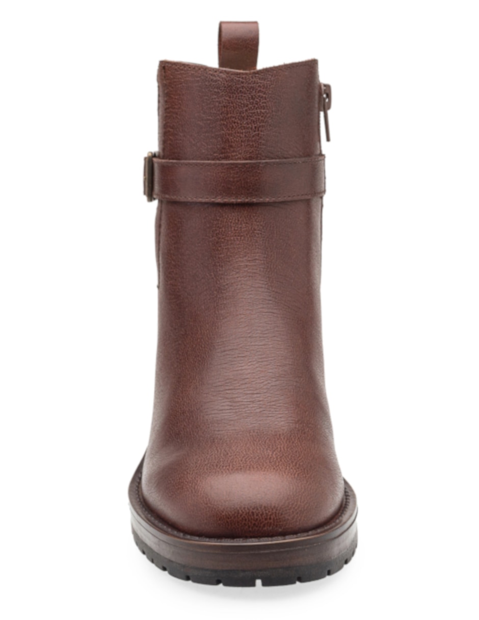 Bota arriba del tobillo de piel para mujer 3